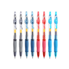 Andstal 4 Colors Comfortable Grip Retractable Gel Pens 0.5mm Thick Refill Gel Ink Pen For Office School Writing Supplies